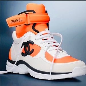 ❌SOLD❌ CHANEL HIGH TOP TRAINER